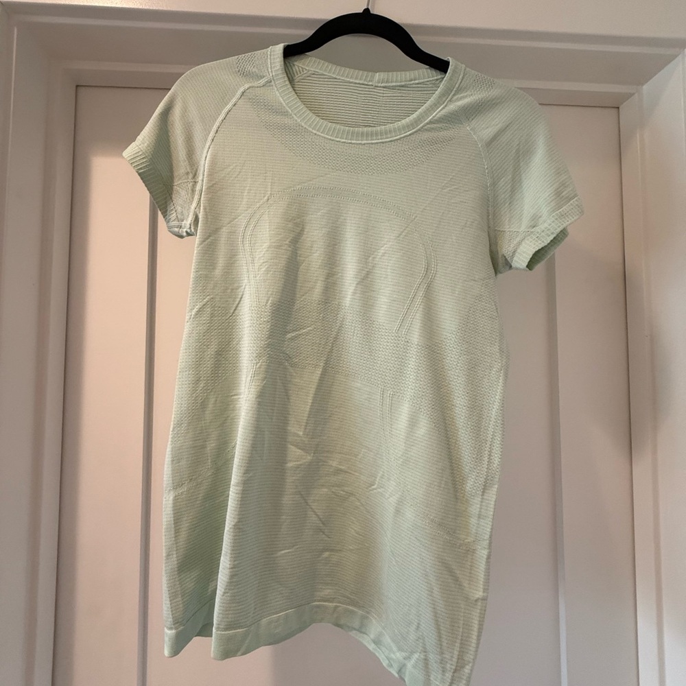 lululemon athletica Mint Green Short Sleeve Tech Tee